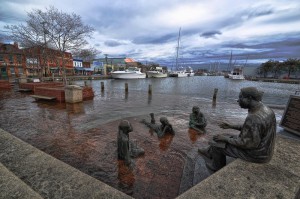 Annapolis, Md. nuisance flooding in 2012. Photo Credit: NOAA via Amy McGovern