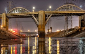 Channelized Los Angeles River