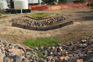 A BMP treatment train demonstration. Image credit: CDOT