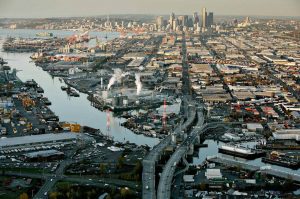 The Georgetown Wet Weather Treatment Station will protect the Duwamish River from stormwater pollution for the next century. (Photo courtesy of King County)